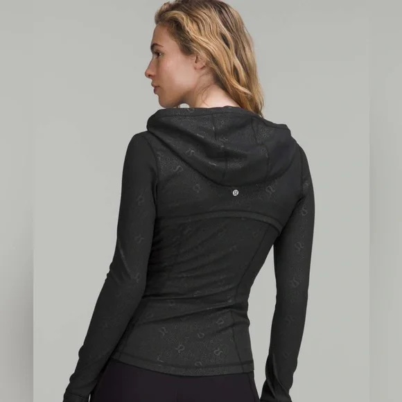 Hooded Define Jacket *Nulu Yogo Embossed Black Very Rare and Hard To Find. Sz 10 - Picture 5 of 11